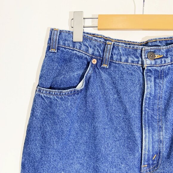 LEVI’s 619s Faded Medium Wash Jeans with Leather Patch Label / 34 waist / Medium - Picture 5 of 6